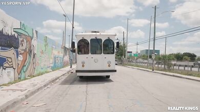 The Fucking Public Bus Threesome