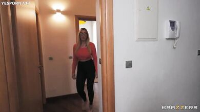 Mia Blows The Yoga Teacher