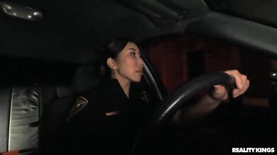 Hot Cop Makes A Stop