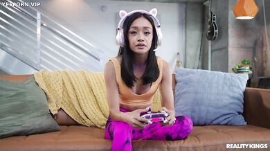 MILF Cleans Up Gamer's Act