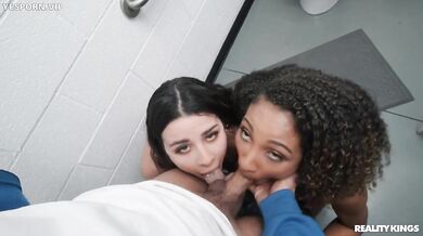 Public Bathroom Prank And Fuck