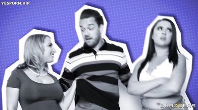 Threesome With Tiny Squirting Stepmom