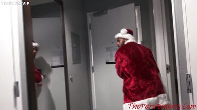Black girl fucked by Santa Claus