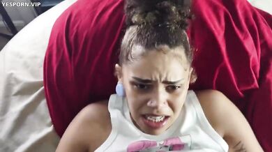 Pretty light skinned chick takes hate fuck from bbc and takes 2 facials