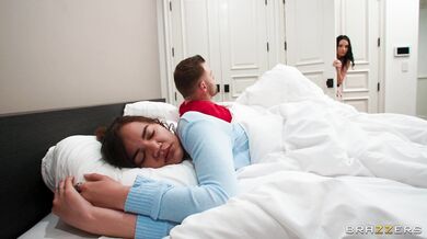 Movie Night Slut Steals Cock