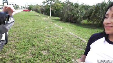 Mixed Race Hottie’s Public Pick-Up