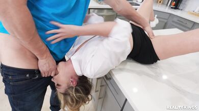 Maid Gets Down And Dirty