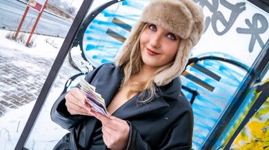 Public Agent – Chloe Chevalier – First Czech cock for French teen