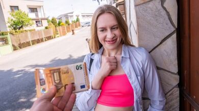 Public Agent – Nikki Riddle – Fucked in the Garden Shed
