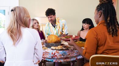 Fuck Everything In Sight! A Brazzers Thanksgiving Story