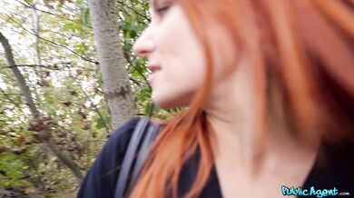 Public Agent – Clemence Audiard – Russian redhead fucked in public
