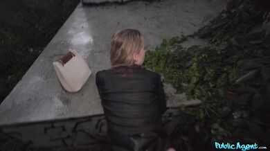 Public Agent – Adriana SweetBlonde – It's wet outside, is it wet inside?