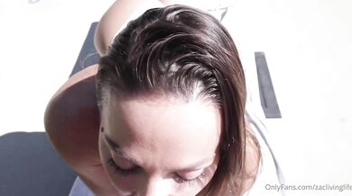 Abigail Mac Gets Creampied In The Pool